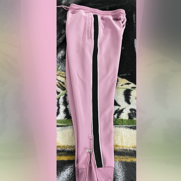 Pink and black neoprene track suit - Picture 2 of 3